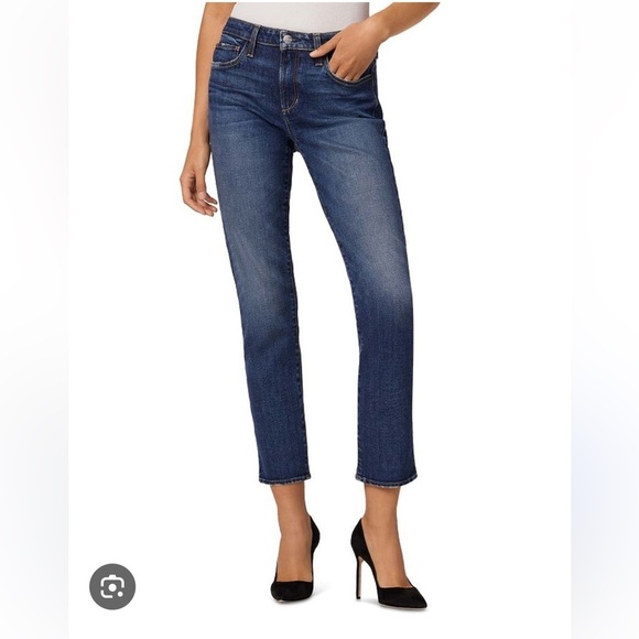 Joe's Jeans Denim - Joe’s Jeans Lara Cigarette Ankle Mid Rise Jeans in Cuvée Wash